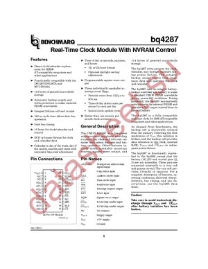 BQ4287MT-SB2 datasheet  